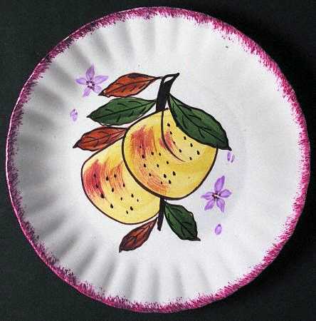 County Fair Red Salad Plate