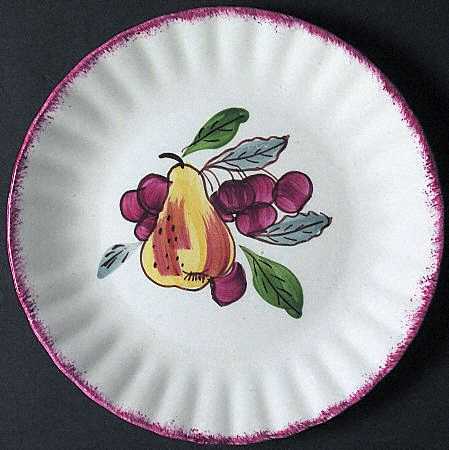 County Fair Red Salad Plate