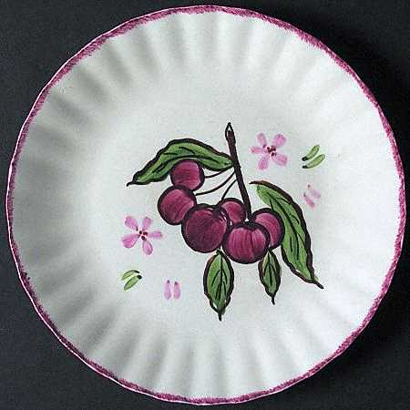 County Fair Red Salad Plate