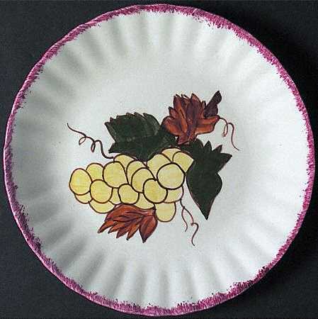 County Fair Red Salad Plate