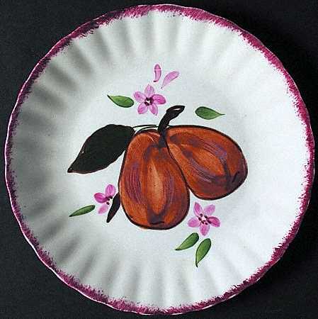 County Fair Red Salad Plate