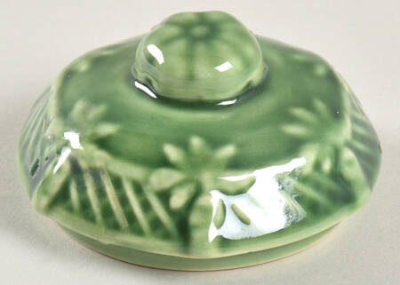 Rabbit Green Lid for Sugar Bowl