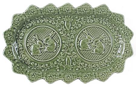 Rabbit Green Large Sandwich Tray