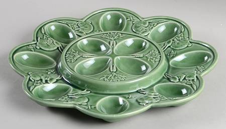 Rabbit Green Deviled Egg Plate