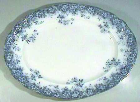 Canterbury Blue (Floral Rim) by Booths