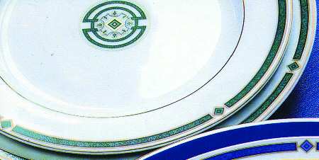Carrare Green Dinner Plate