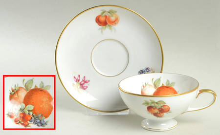 BAR29 Footed Cup & Saucer Set