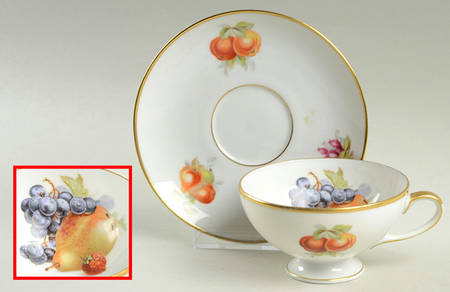 BAR29 Footed Cup & Saucer Set
