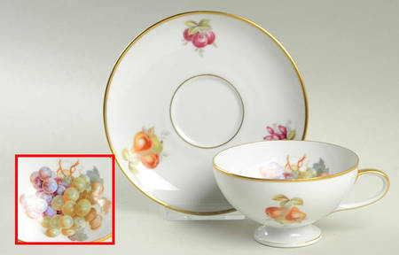 BAR29 Footed Cup & Saucer Set