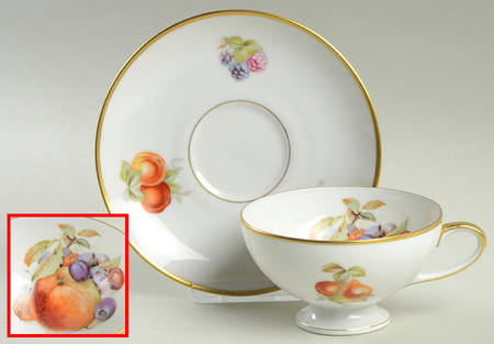 BAR29 Footed Cup & Saucer Set