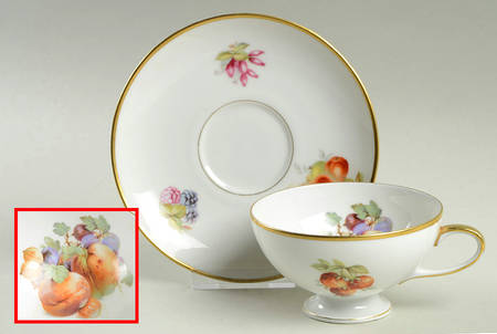 BAR29 Footed Cup & Saucer Set