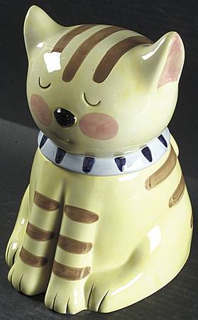Cats & Dogs Figural Cookie Jar & Lid