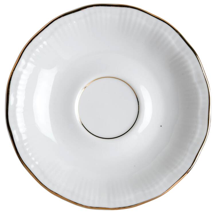 Empire (Embossed Scrolls) Saucer