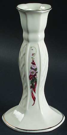 Winter Rose 7" Candlestick