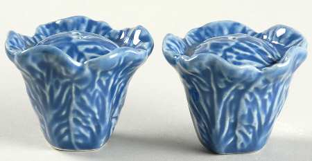 Cabbage Blue Salt & Pepper Set