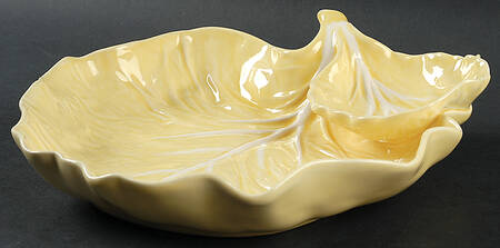 Cabbage Yellow 1 Piece Chip & Dip