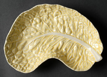 Cabbage Yellow Crescent Salad Plate