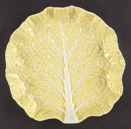 Cabbage Yellow Salad Plate
