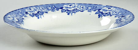 Peony Large Rim Soup Bowl