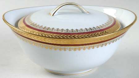 Florizel Red Sugar Bowl & Lid