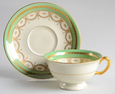 BLK67 Footed Cup & Saucer Set