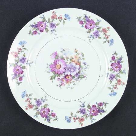 Floradora (White) Luncheon Plate