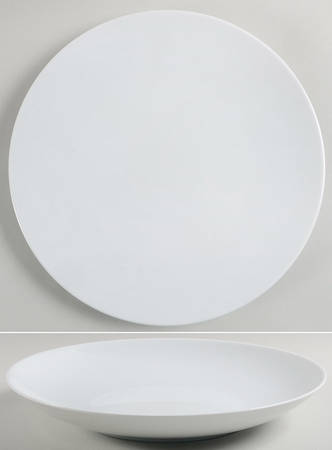 Ji Qing Blanc 11" Deep Round Platter