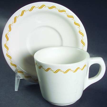 BUF64 Flat Cup & Saucer Set
