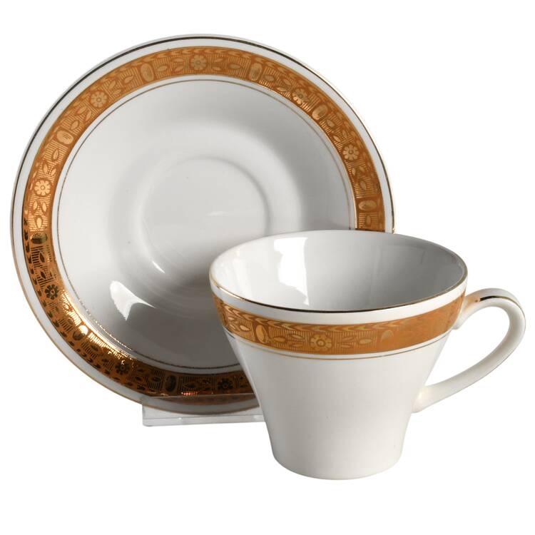 4696 Flat Cup & Saucer Set by Burgess & Leigh
