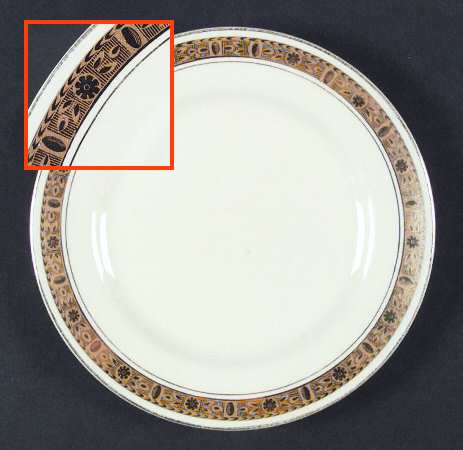 4696 Salad Plate by Burgess & Leigh