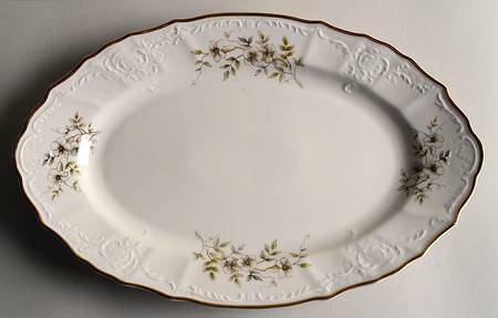 Blossom 13" Oval Serving Platter