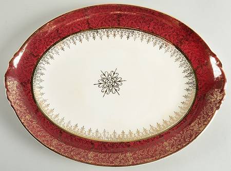 Treasure O'Gold 12" Oval Serving Platter