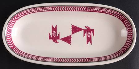 Ancient Mimbreno Indian-Burgundy (Replica) Relish