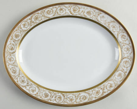 BER222 13" Oval Serving Platter by Bernardaud