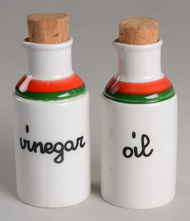 BAZ2 Vinegar and Oil with Cork Stoppers
