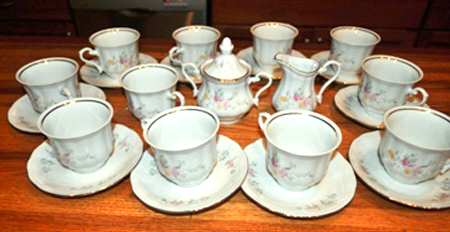 Chelsea Footed Cup & Saucer Set