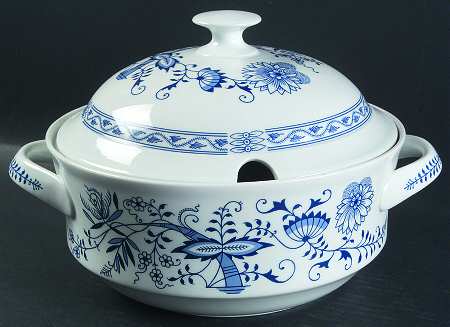Blue Onion (Light Blue) Tureen &  Lid