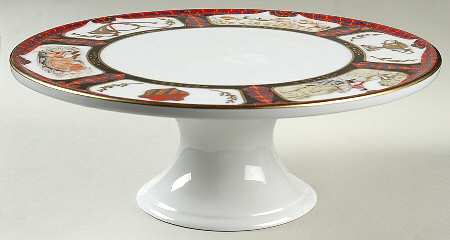 Royal Equestrian 11" Diameter Pedestal Cake Stand