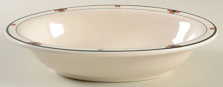 BUF68 10" Oval Vegetable Bowl