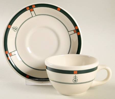 BUF68 Flat Cup & Saucer Set