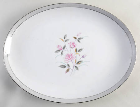 Deauville Rose 16" Oval Serving Platter