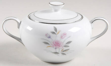 Deauville Rose Sugar Bowl & Lid
