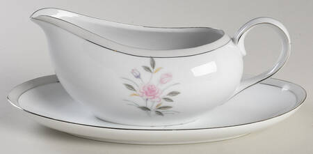 Deauville Rose Gravy Boat & Underplate