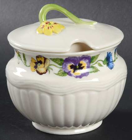 Enchanted Garden (Giftware) Sugar Bowl & Lid