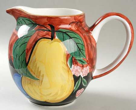 Antique Fruit 64 Oz Pitcher