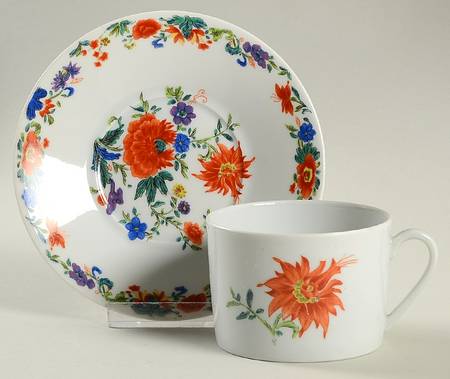 Kaboul Flat Cup & Saucer Set