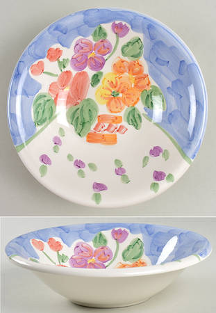 Bouquet 9" Round Vegetable Bowl