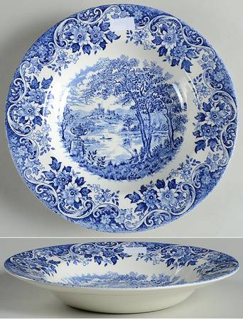 The English Scene Large Rim Soup Bowl