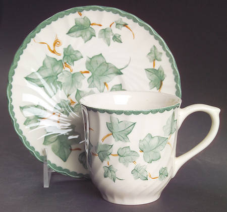 Country Vine Flat Cup & Saucer Set