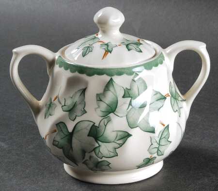 Country Vine Sugar Bowl & Lid